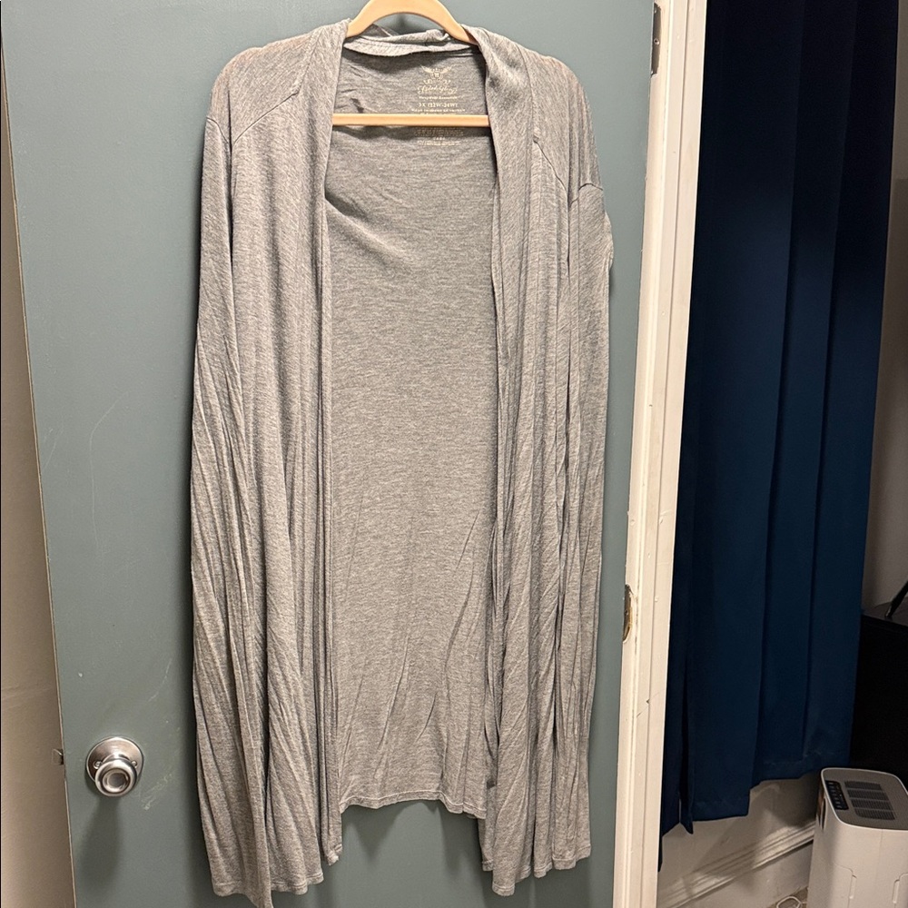 Faded Glory Light Gray Women's Cardigan